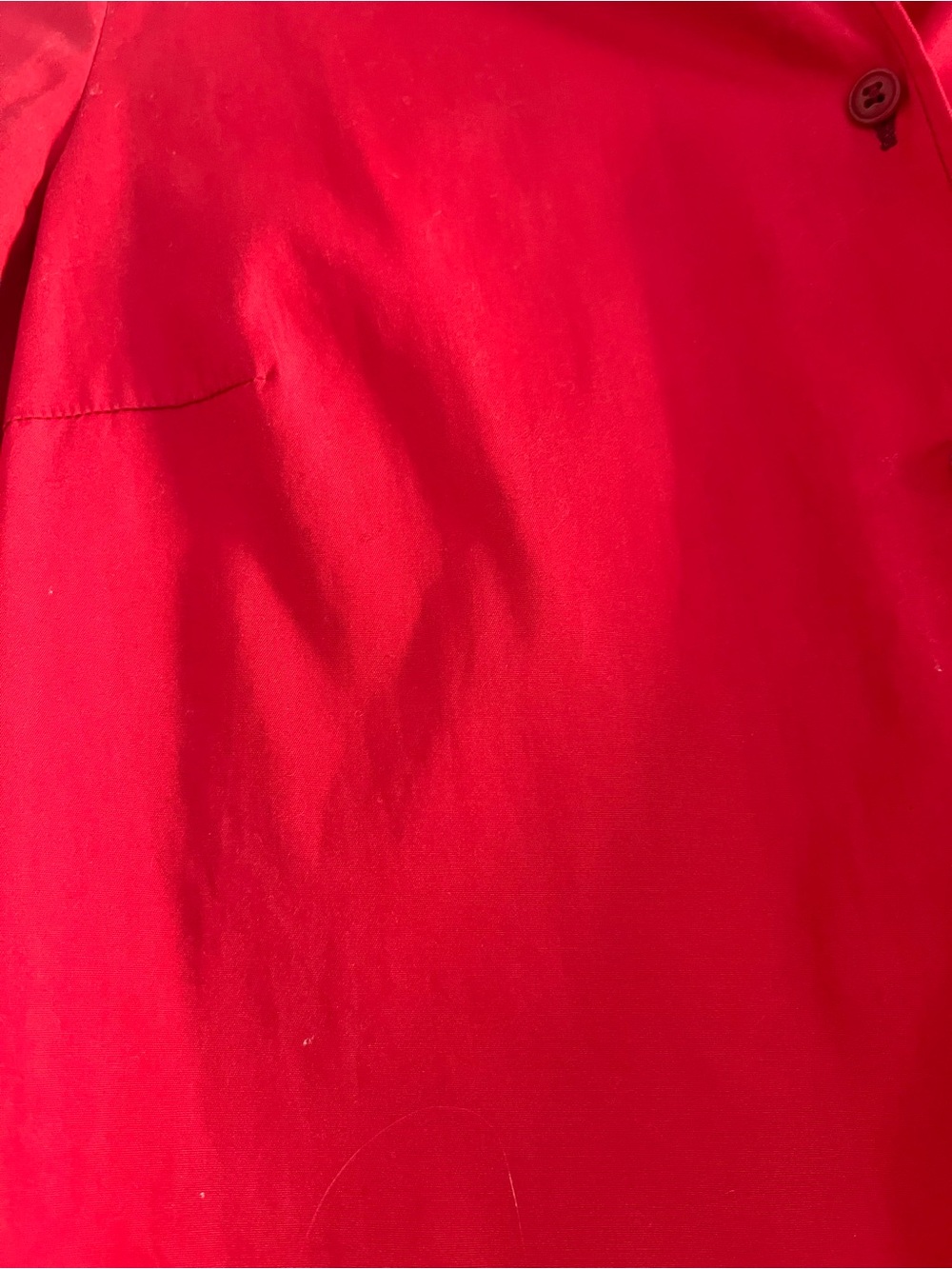 Miu Miu Vibrant Red Button-Down Long Sleeve Shirt - Picture 3 of 9